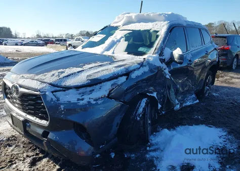 2021 Toyota Highlander Xle из США, поврежденный, VIN 5TDGZRBH5MS084959